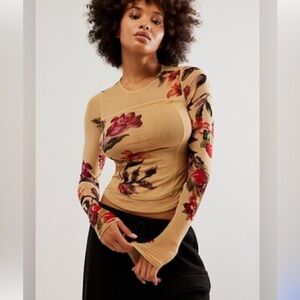 Free People Bettys Garden Top / size small